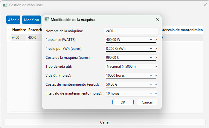 Configuración de parámetros de la impresora